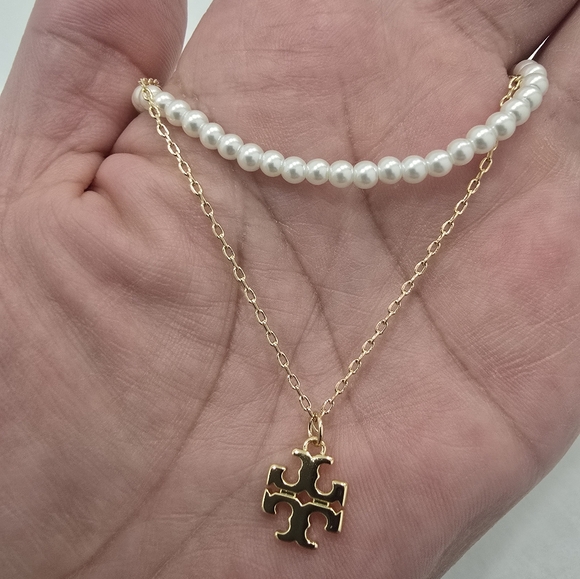 Tory Burch Kira Layered Necklace - Picture 1 of 12